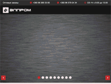 Tablet Screenshot of elprom.biz